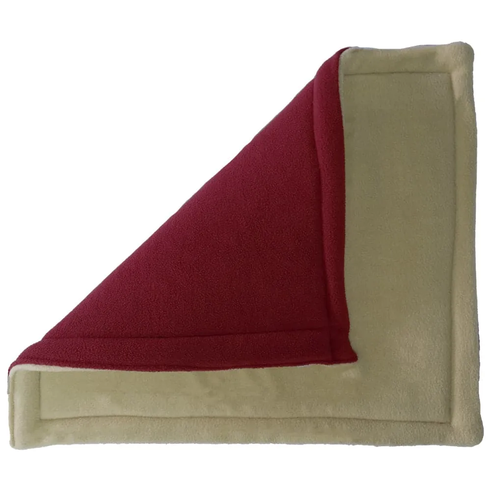 Hriku Catnip Mat for Cats (Maroon, Beige)