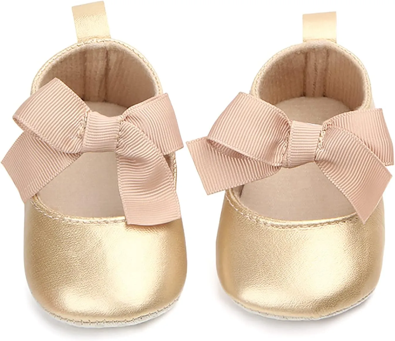 Infant Baby Soft Sole Leather Shoes for Girls Walking Sneakers Toddler Walkers Shoes Princess Shoes 0-15Months