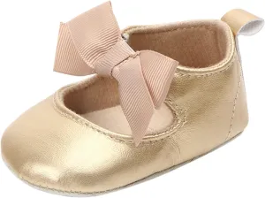 Infant Baby Soft Sole Leather Shoes for Girls Walking Sneakers Toddler Walkers Shoes Princess Shoes 0-15Months