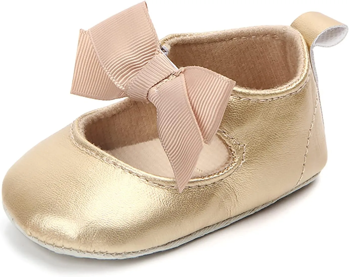 Infant Baby Soft Sole Leather Shoes for Girls Walking Sneakers Toddler Walkers Shoes Princess Shoes 0-15Months