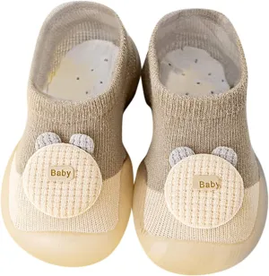 Infant Cute Cartoon Socks Shoes Baby Walking Shoes Cute Cartoon Soft Soles Antislip Shoes Baby Sock Shoes