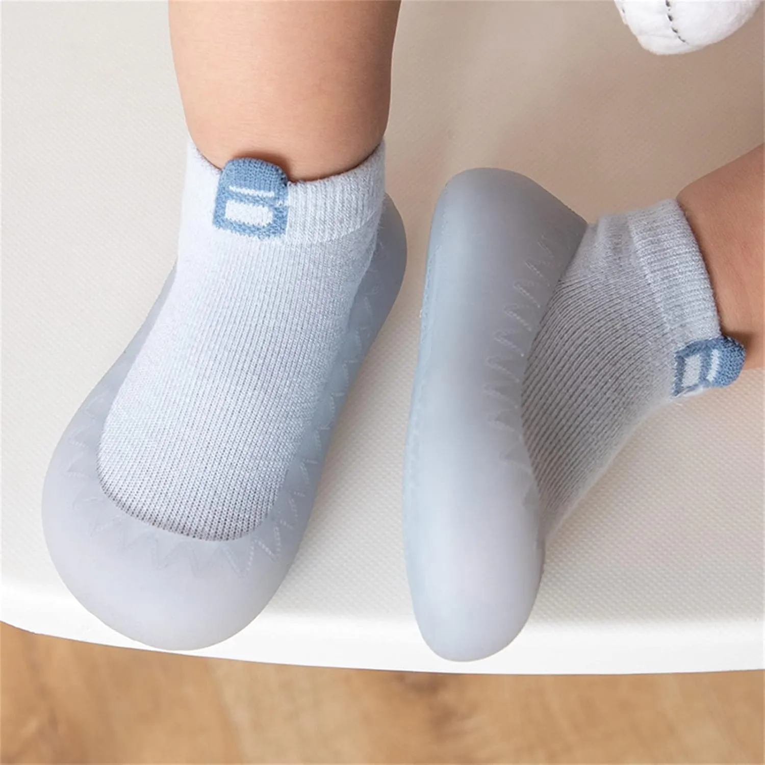 Infant Fall Solid Socks Shoes Toddler Warm Shoes The Floor Socks Non Slip Prewalker Shoes Baby First Walking Shoes