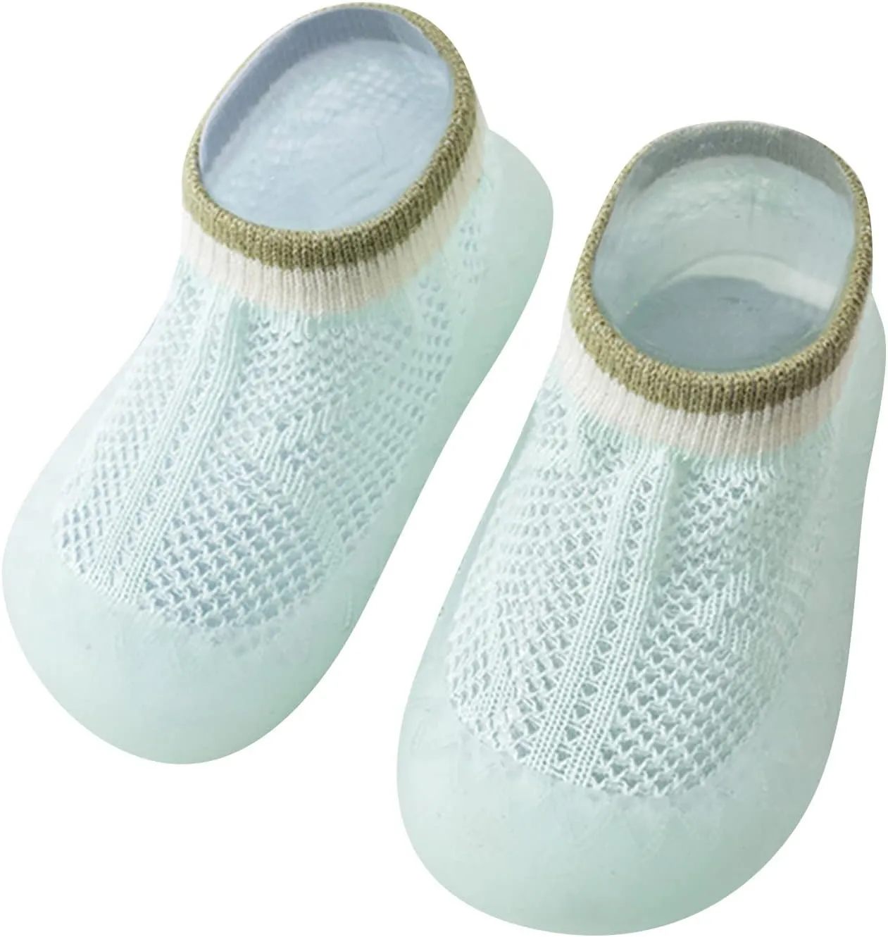 Infant Four Season Socks Shoes Sole Shoes Soft Toddler 0 to 36Months Socks Anklet Summer Solid Baby Rubber