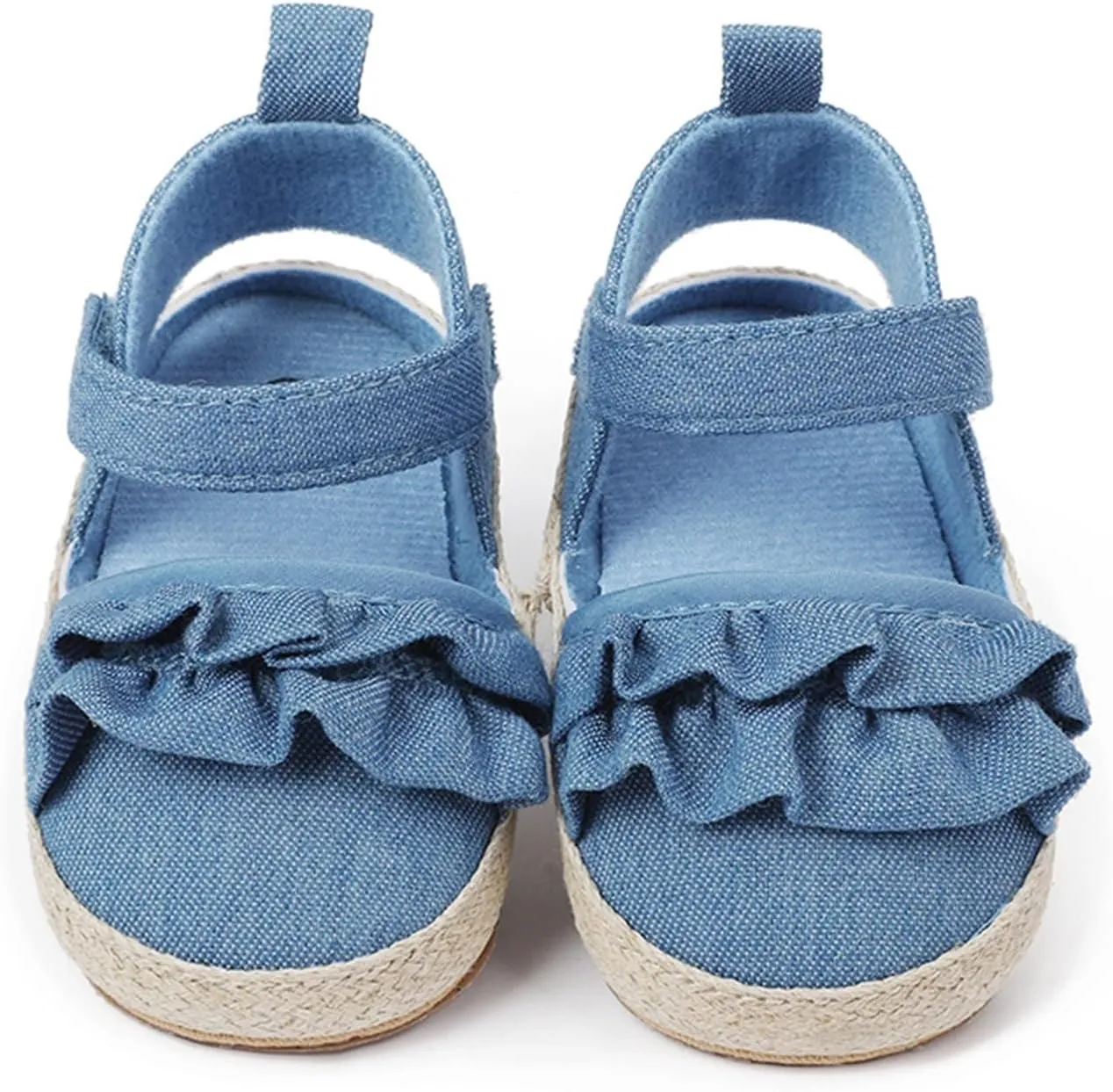 Infant Girls Ruffles Shoes First Walkers Shoes Summer Toddler Flat Sandals Sandals Size 13 Girls