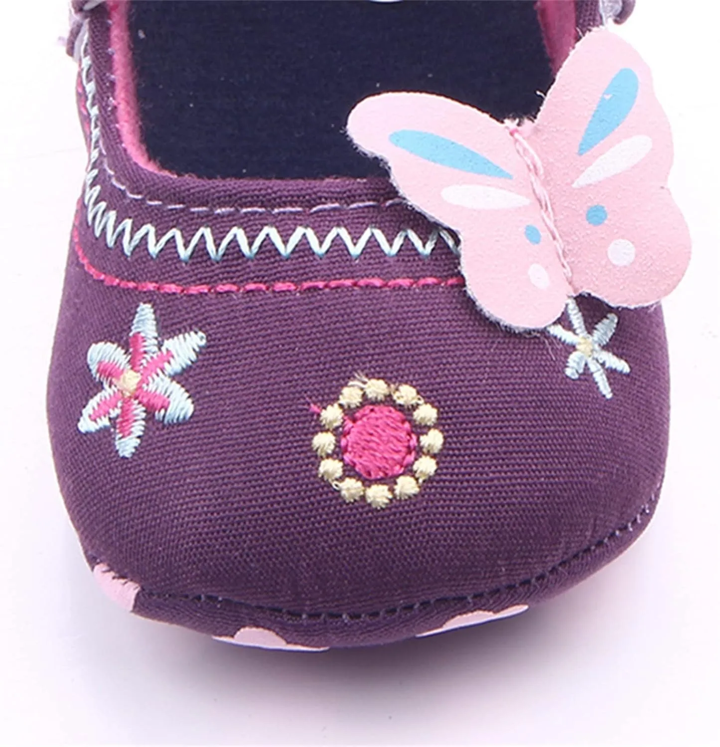 Infant Girls Sneakers Baby Newborn Cute Bow Embroidered Walking Shoes Flat Shoes Denim Models Infant alker