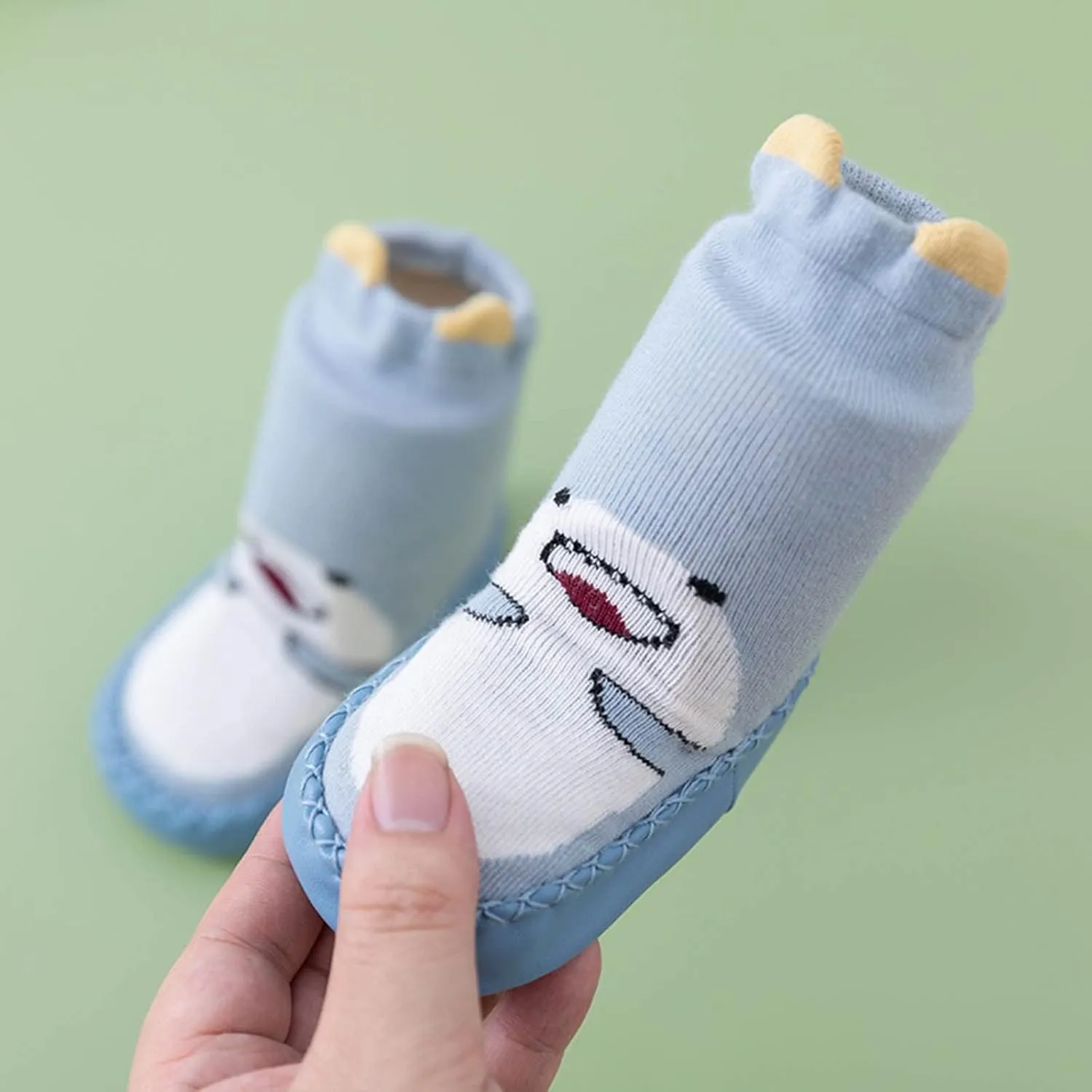 Infant Toddler Shoes Soft Sole Toddler Shoes Cartoon Print Breathable Non Slip Socks Socks Infant Toddler