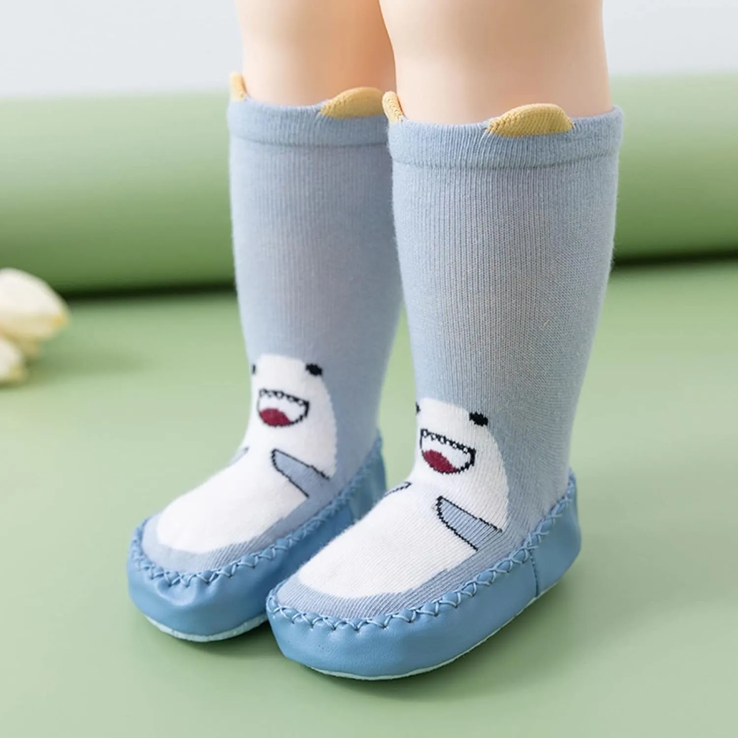 Infant Toddler Shoes Soft Sole Toddler Shoes Cartoon Print Breathable Non Slip Socks Socks Infant Toddler