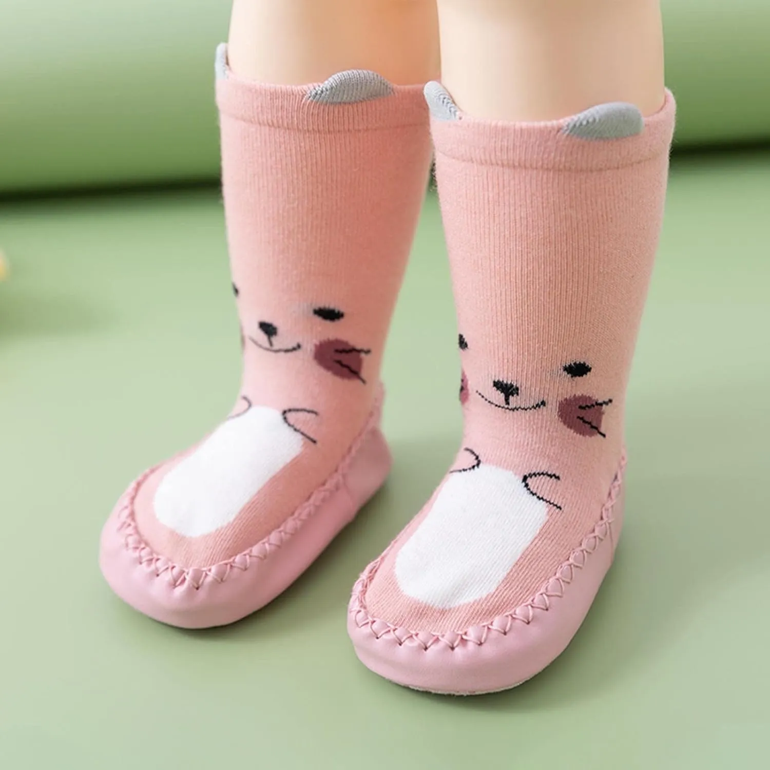 Infant Toddler Shoes Soft Sole Toddler Shoes Cartoon Print Breathable Non Slip Socks Socks Shoes Natives
