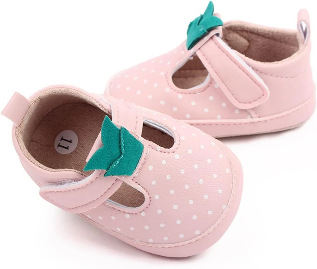 Infant Toddler Shoes Soft Sole Toddler Shoes Polka Dots Non Slip Breathable Princess Shoes Sandals Big Boys