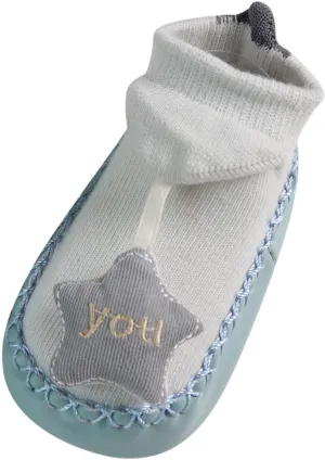 Infant Toddler Shoes Soft Sole Toddler Shoes Star Decoration Non Slip Breathable Socks Toddler Jelly (White, 6 Months)