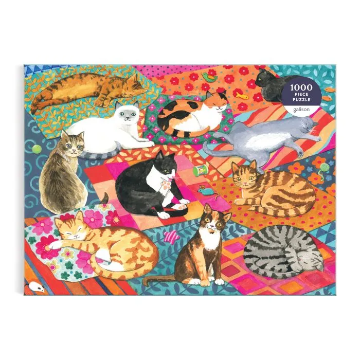 Jigsaw Puzzle - Lounging Cats 1000pc