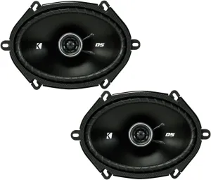 Kicker DSC680 6x8-Inch (160x200mm) Coaxial Speakers, 4-Ohm (Pair)