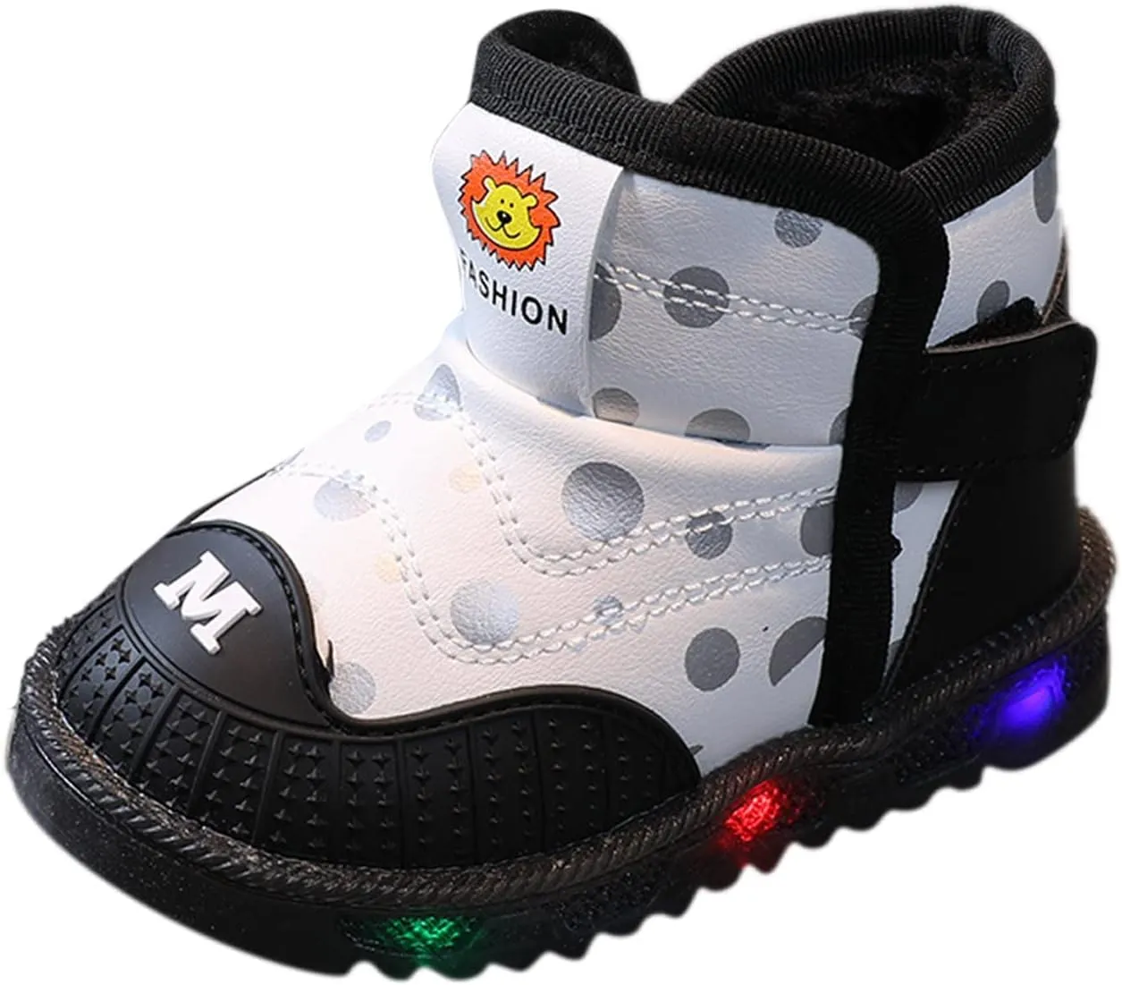 Kids Boys Girls Breathable LED Light Up Flashing Sneakers for Children Toddler Baby Light Up Sport Crib Shoes