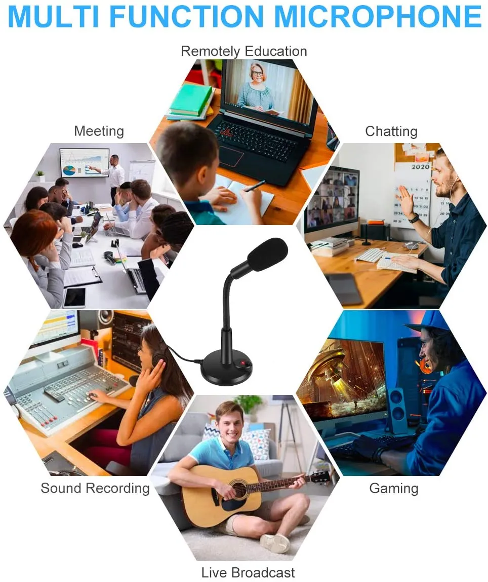 LarmTek Microphone for Computer, M2