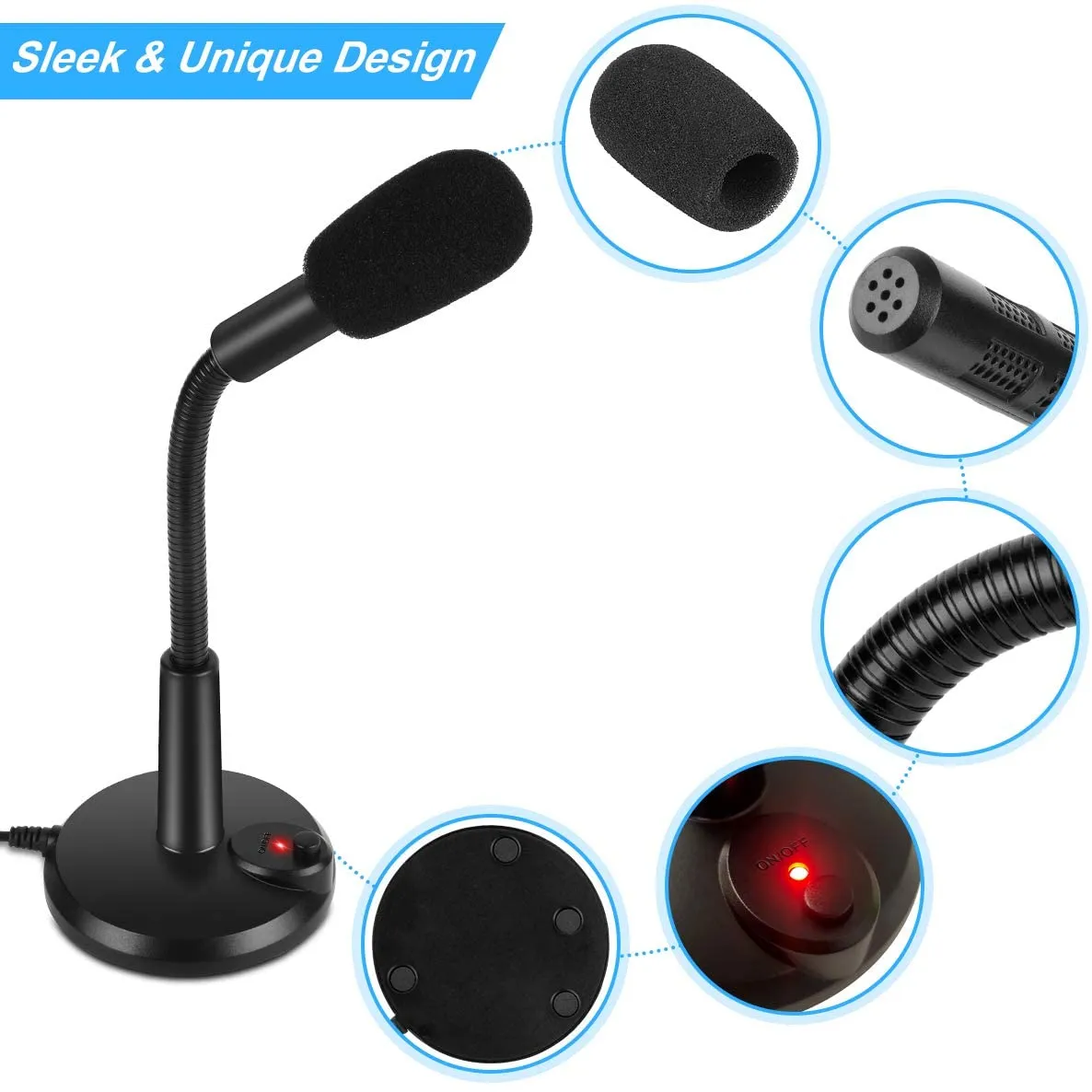 LarmTek Microphone for Computer, M2