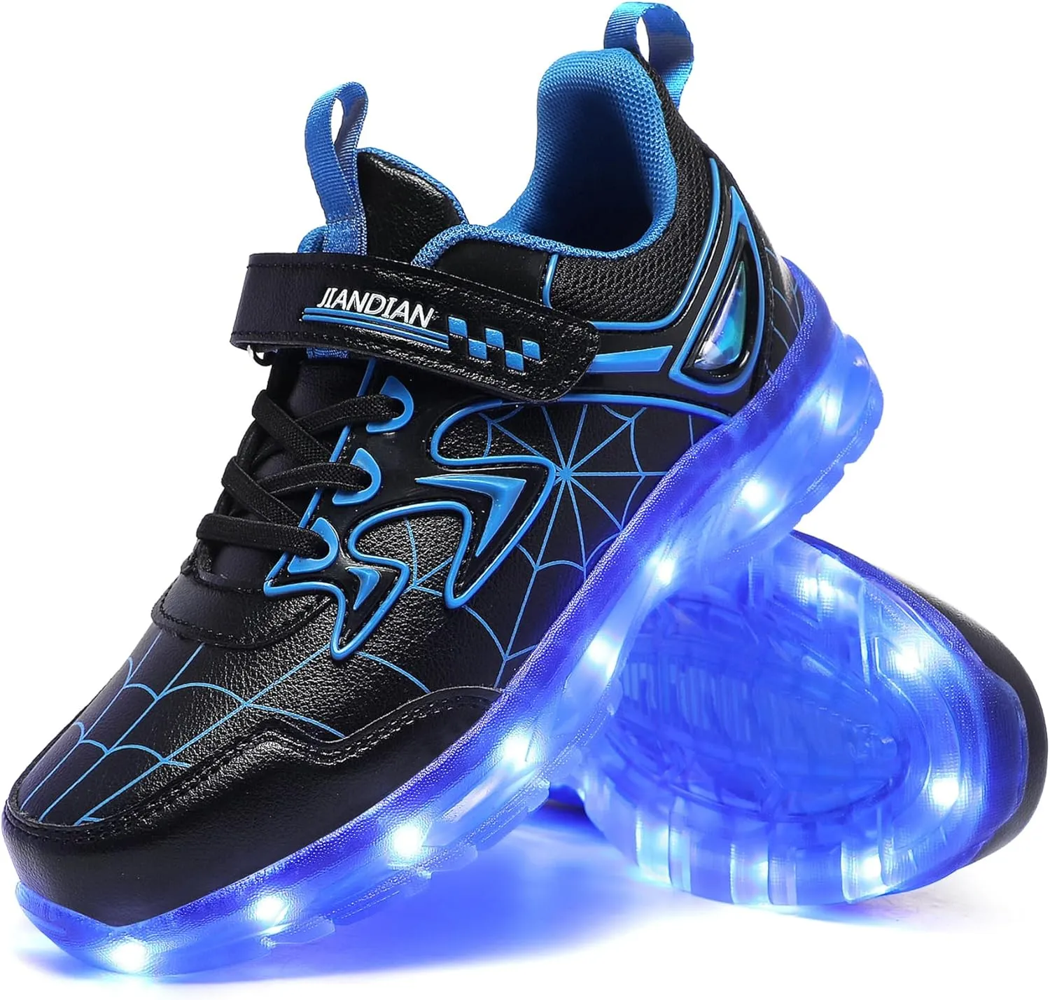 LED Light Up Shoes for Toddler Boys Girls Glow Sneakers with USB Rechargeable Flashing Lights, Non-Slip Sole for Kids Birthday, Christmas & Outdoor Activities