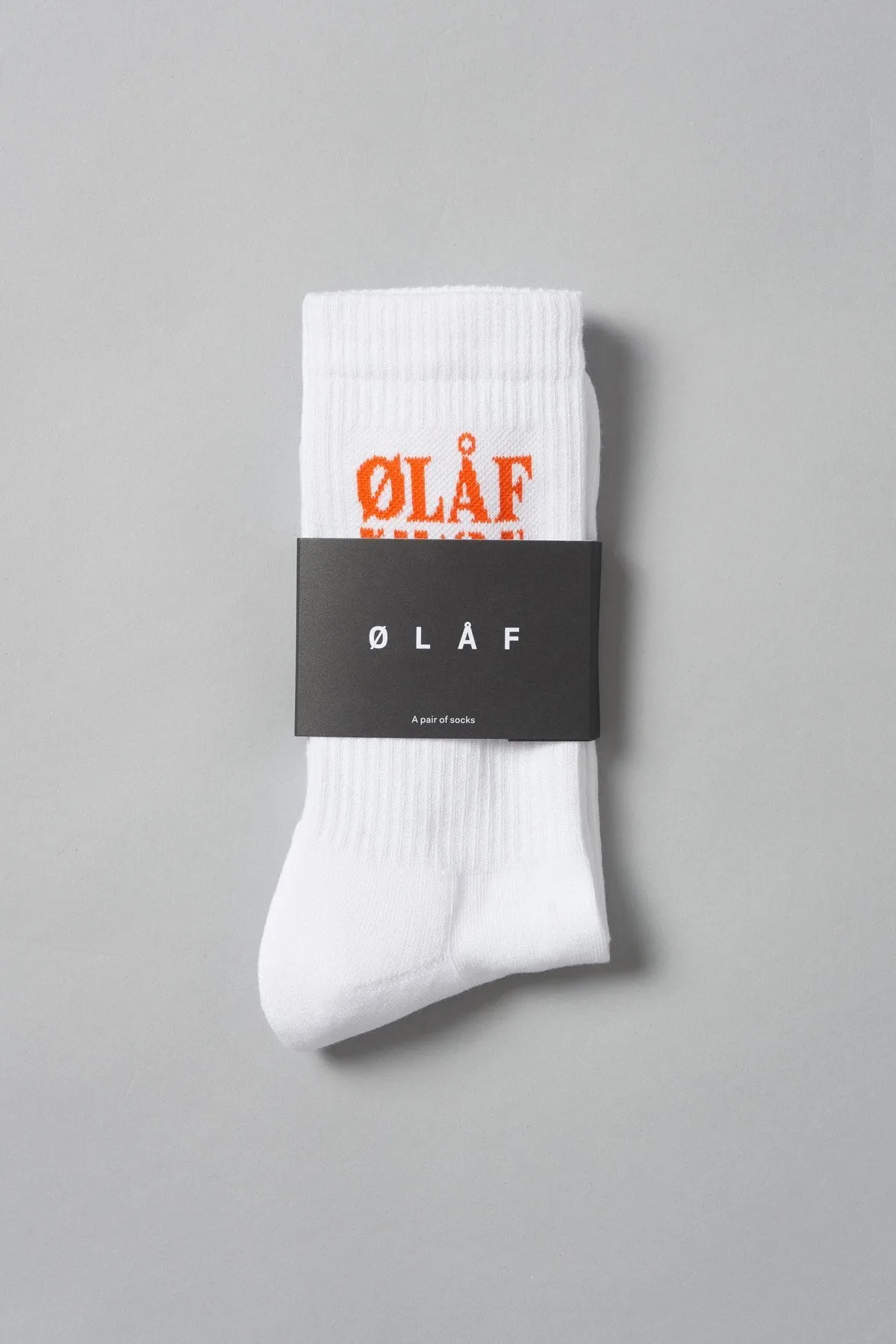 LF Triple Socks <br>White / Orange / Blue