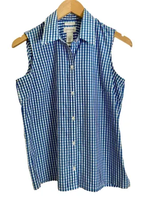 Light Summer Blue Gingham Shirt