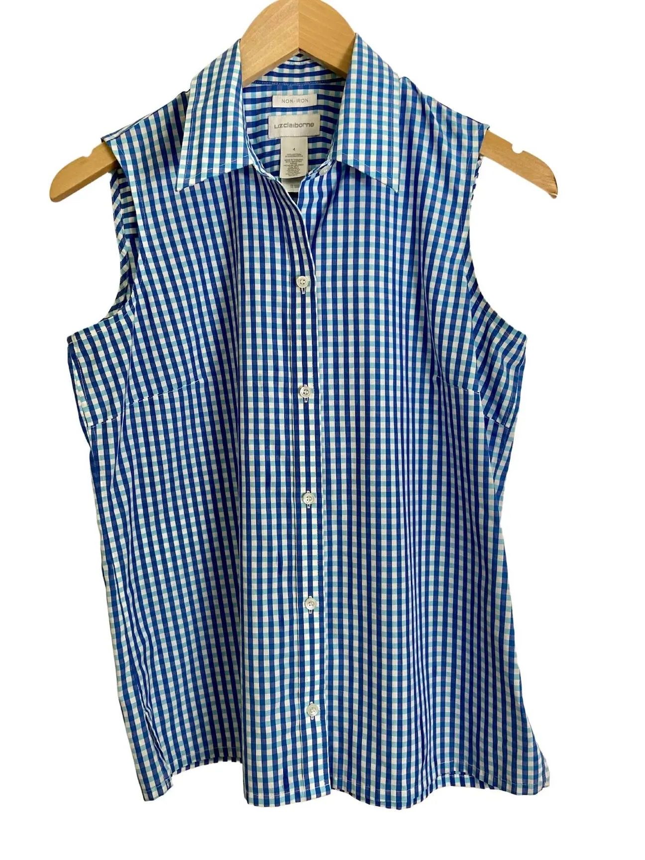 Light Summer Blue Gingham Shirt