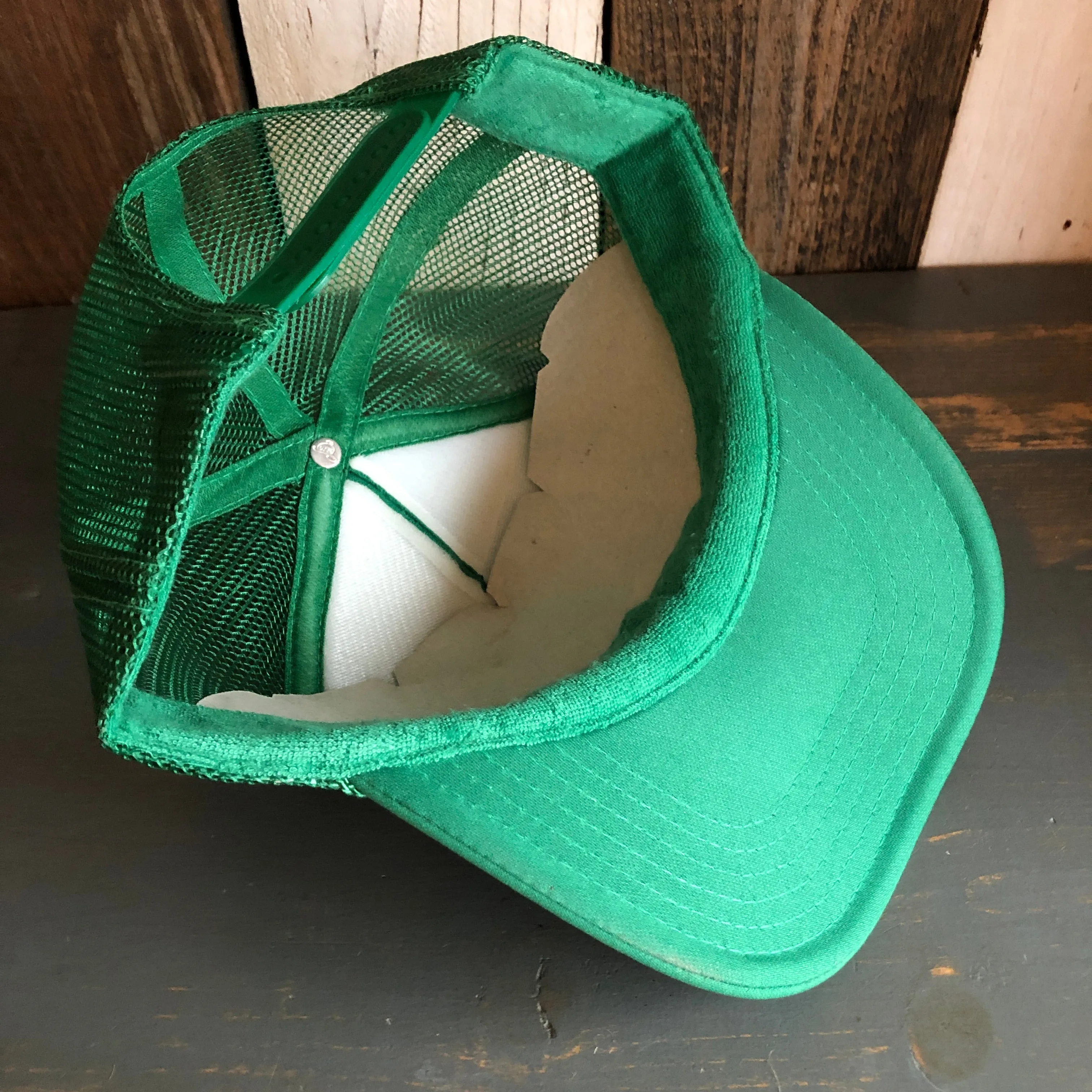 'Limited Edition' GET LUCKY IN HERMOSA High Crown Shamrock Trucker Hat  (GOLD :: GREEN :: WHITE :: SEAFOAM)