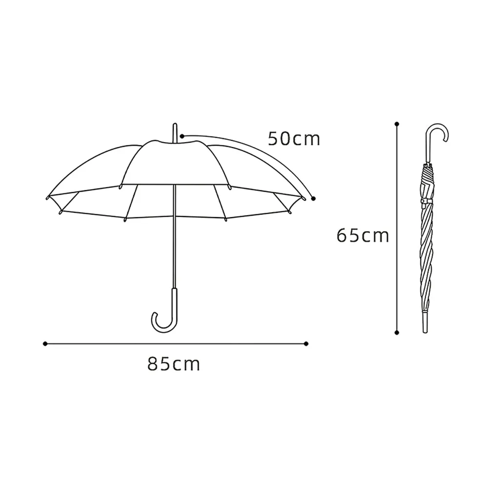 Little Surprise Box Bright Rainbow Pink Umbrella for Kids