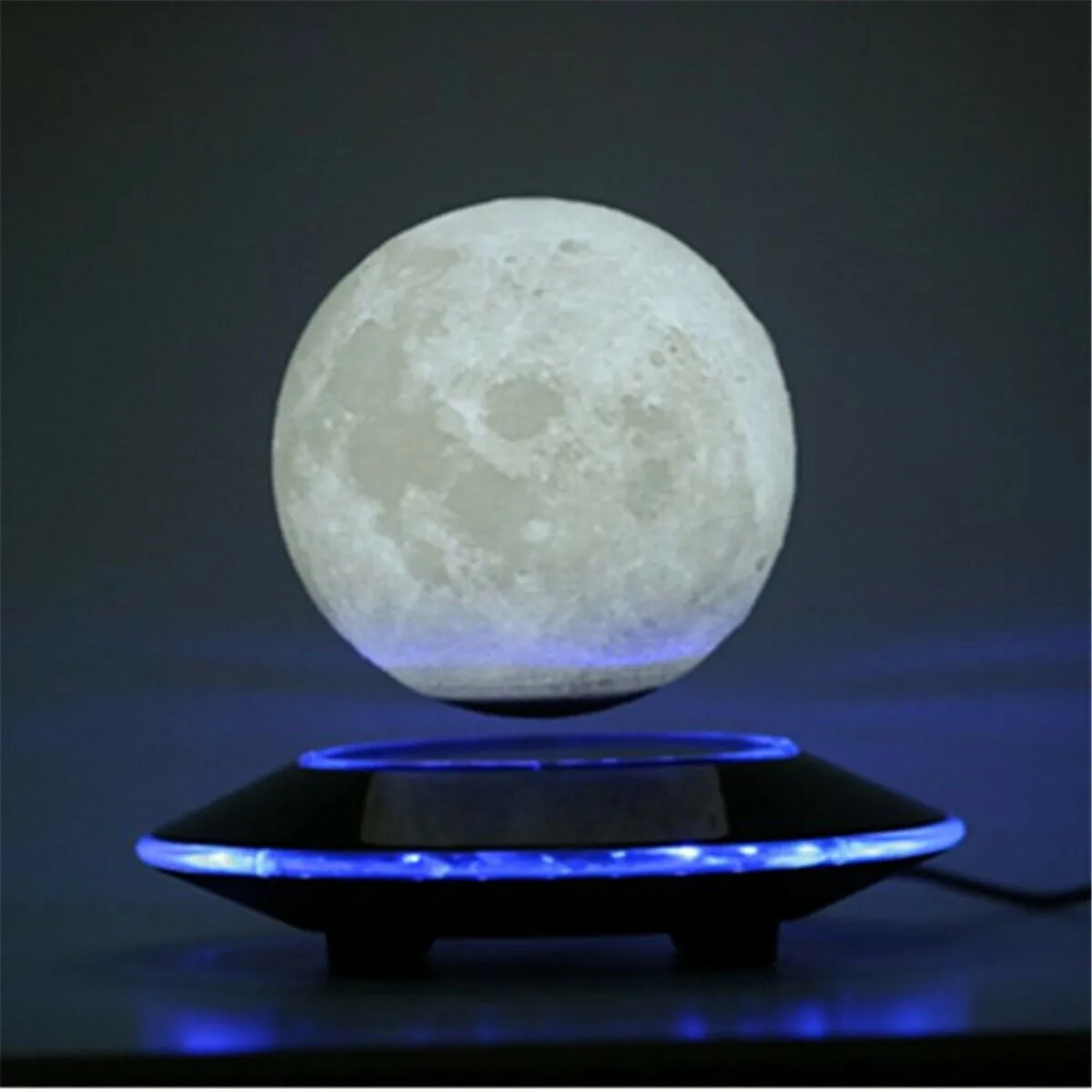 Magnetic Levitating Moon Lamp, Floating 3D LED Light for Home Decor