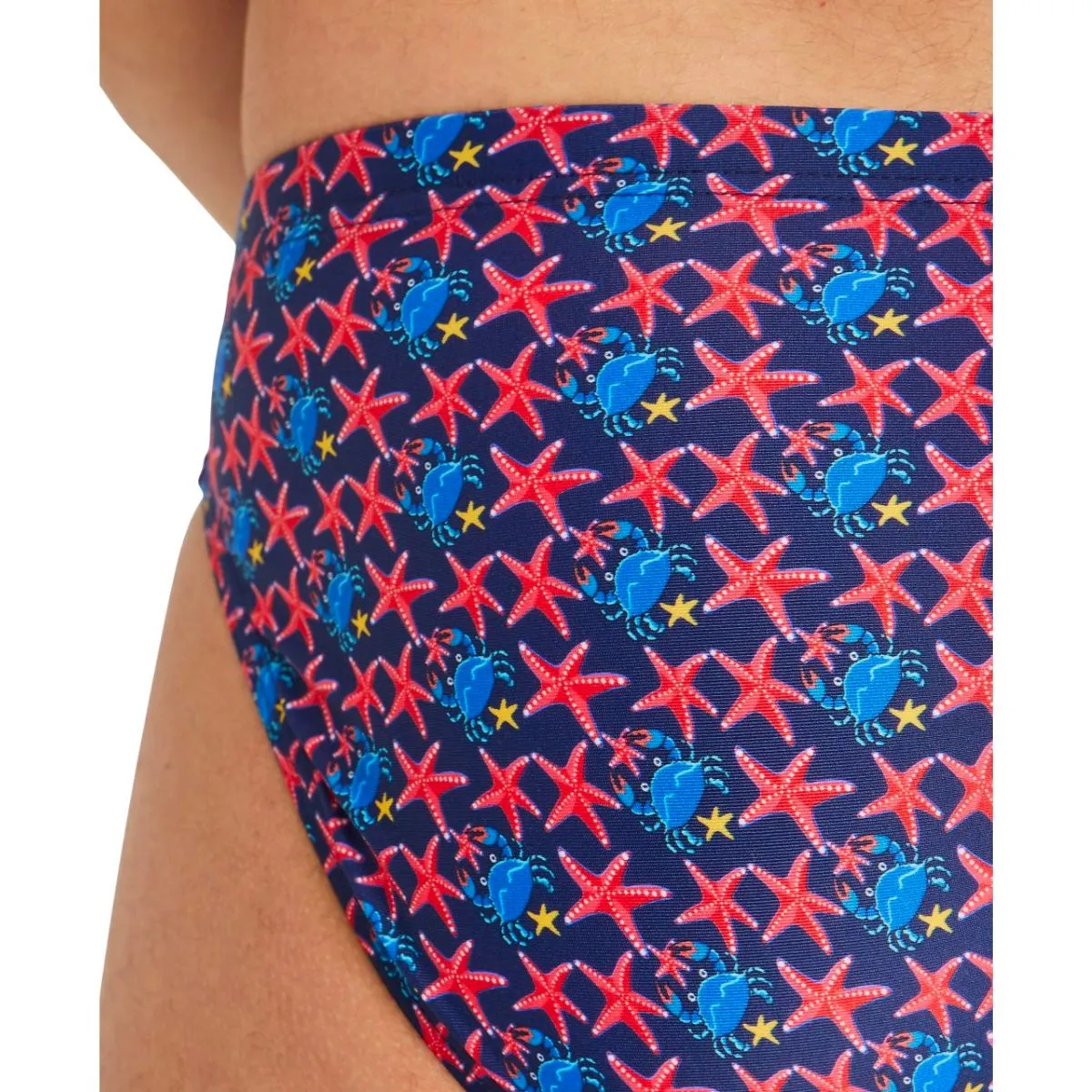 MEN'S ALLOVER BRIEF - ROYAL/MULTI