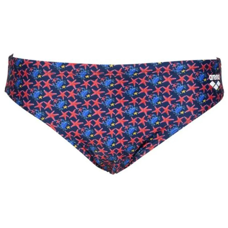 MEN'S ALLOVER BRIEF - ROYAL/MULTI