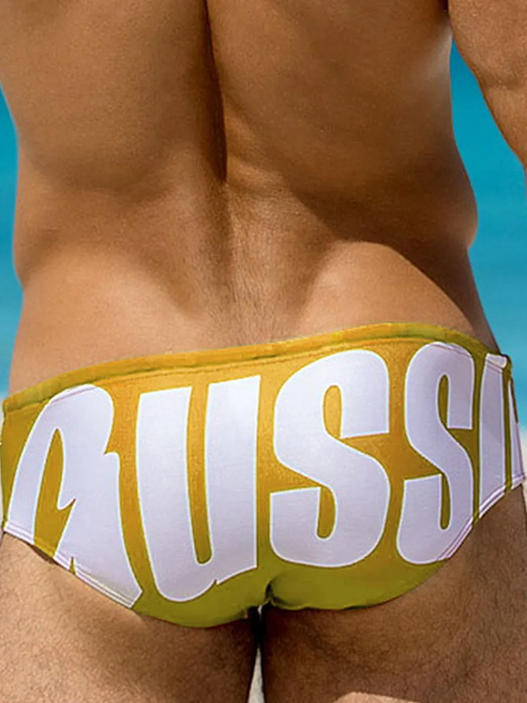 Men's Sexy Letter Printed Swim Briefs