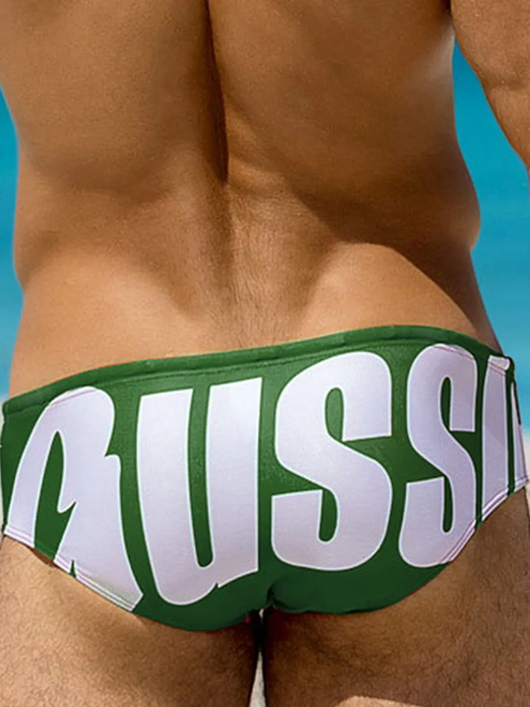 Men's Sexy Letter Printed Swim Briefs