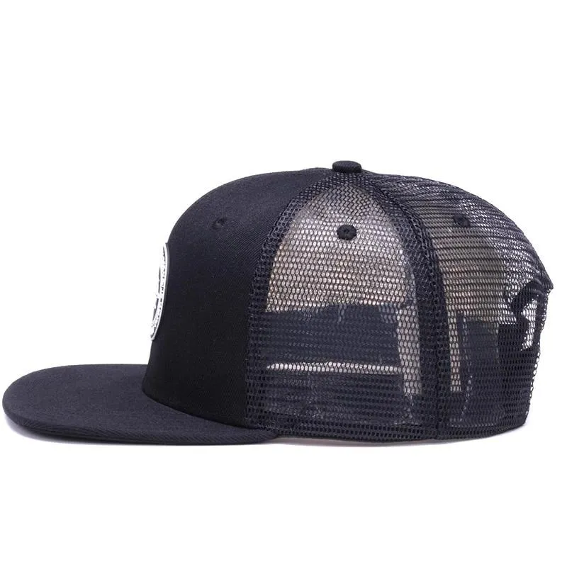 Mesh Baseball Hat w/ Compass Design