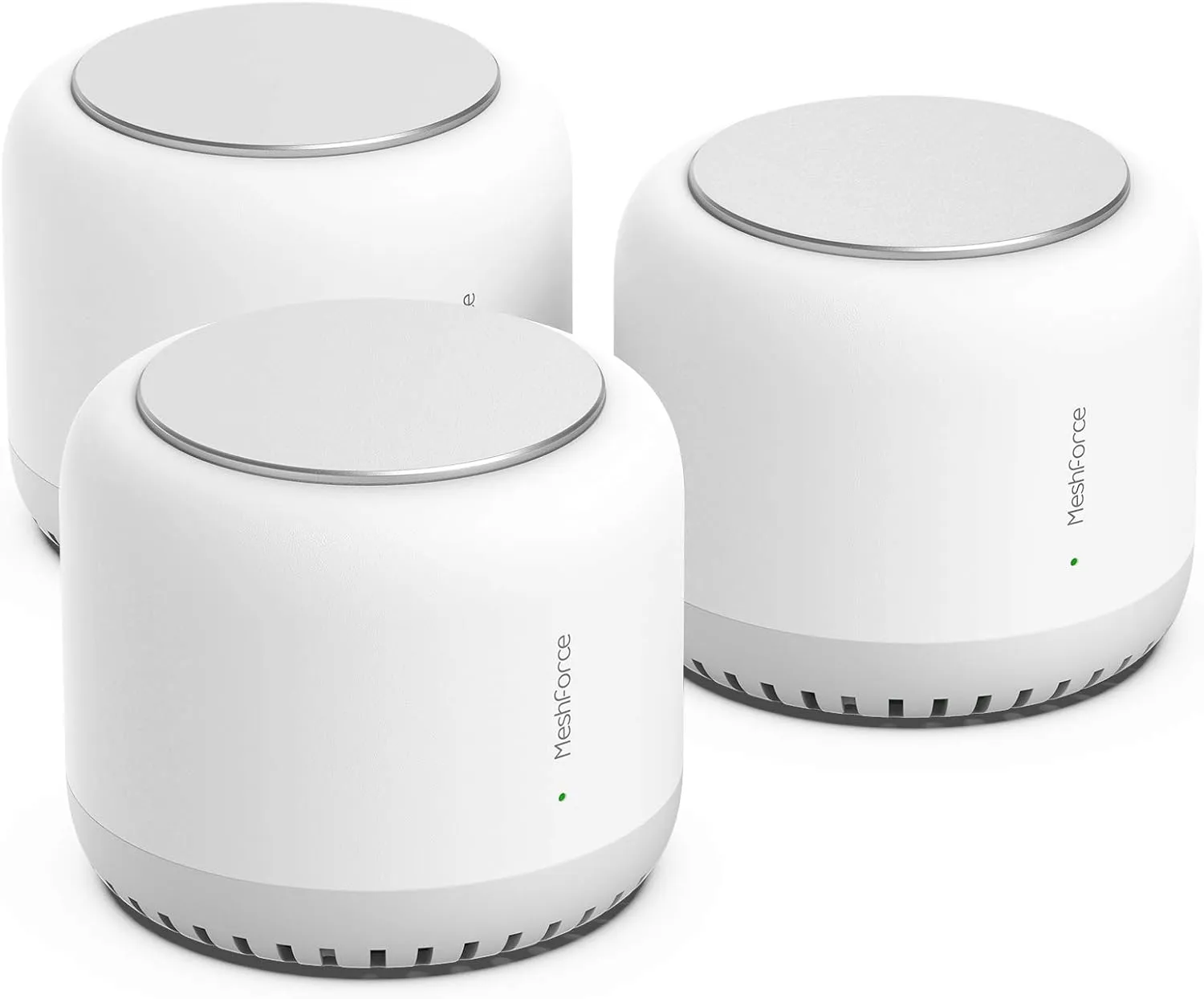 Meshforce M7 Tri-Band Whole Home Mesh WiFi System (3 Pack), Gigabit Mesh WiFi Routers, Seamless High Performance Wireless Covers 7  Rooms and 75  Devices
