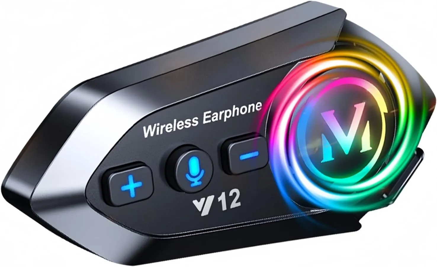 Motorcycle Helmet Headset with HiFi Sound,Noise Cancellation,Helmet Speakers Helmet Headphones with Mircrophone,1000mAh Battery,Easy to Work with Golves,IPX6 Waterproof,Voice Assistant,FM