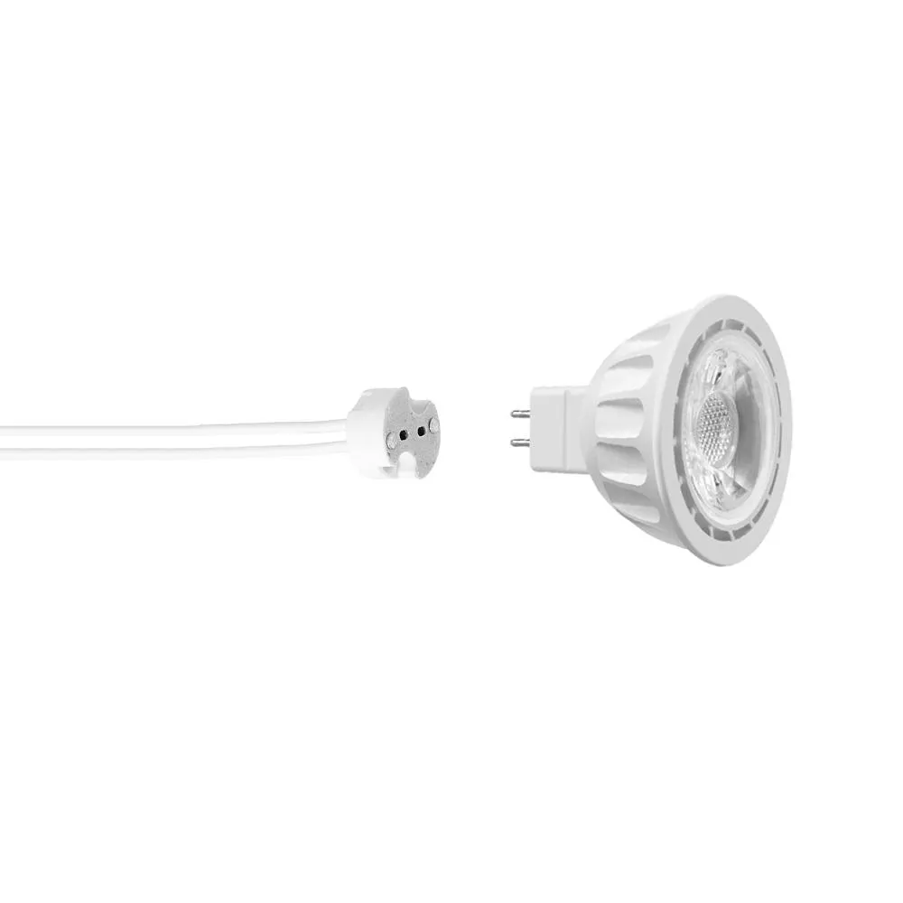 MR16 Round Lamp Socket with with Molex Plug