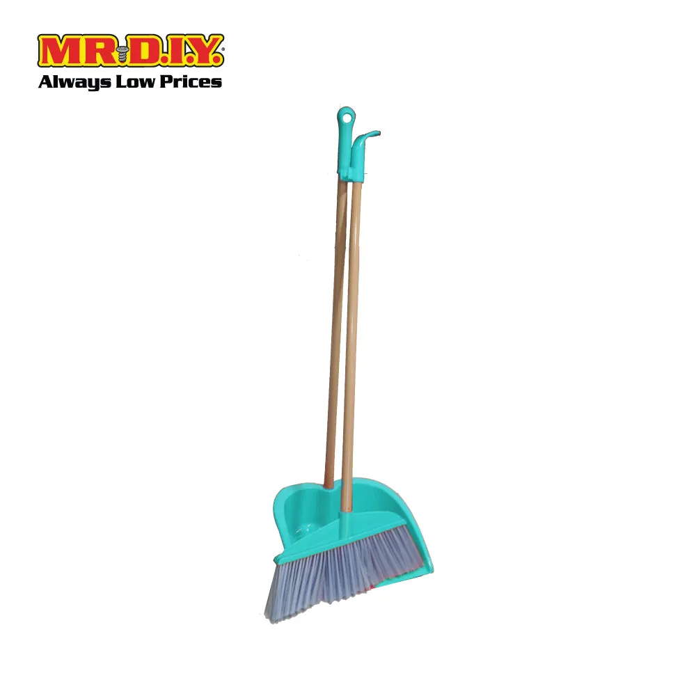 (MR.DIY) Broom and Dustpan Set Cleaning