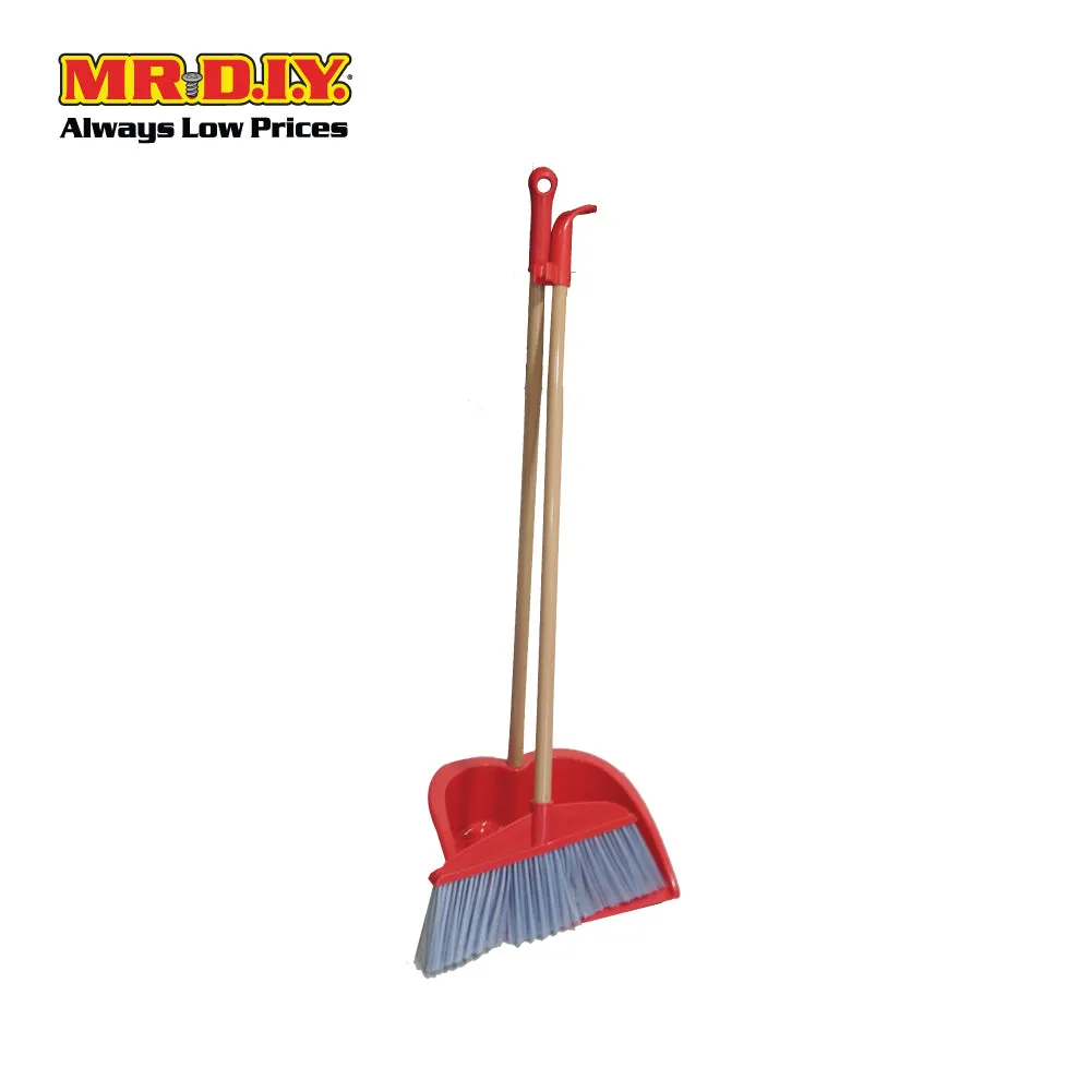 (MR.DIY) Broom and Dustpan Set Cleaning