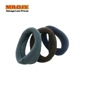 (MR.DIY) Hair Ties Accessories Fabric Elastic (3pcs)
