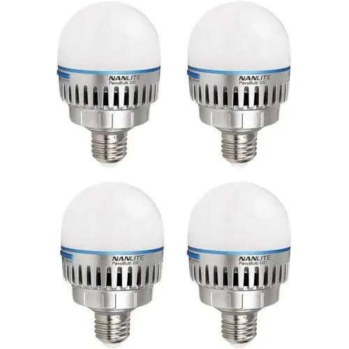 Nanlite PavoBulb 10C Bi-Colour RGBWW LED Bulb (4-Light Kit)