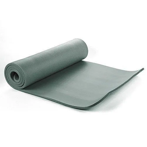 NBR Foam Yoga Mat 15mm Thick - Dark Grey