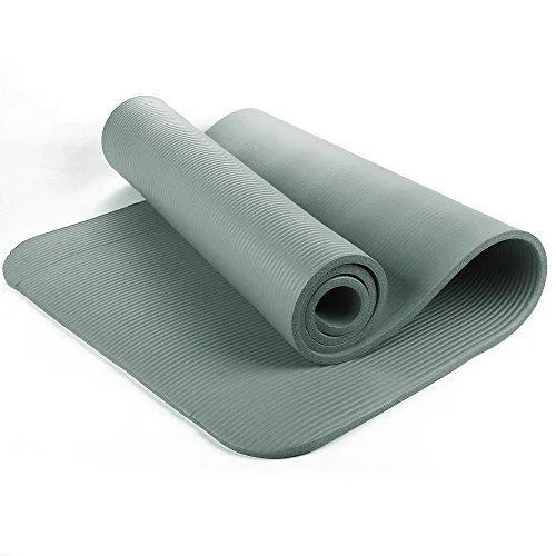 NBR Foam Yoga Mat 15mm Thick - Dark Grey