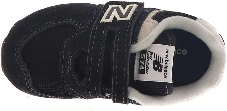 New Balance Unisex-Child 574 V1 Evergreen Hook and Loop Sneaker