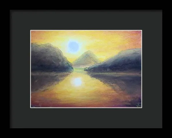 Passionate Sea - Framed Print
