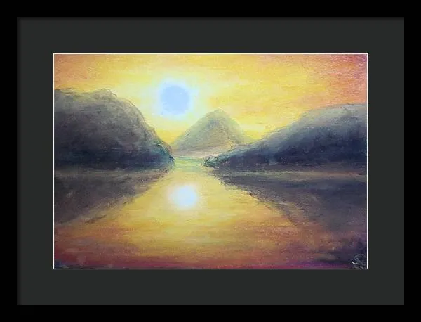 Passionate Sea - Framed Print