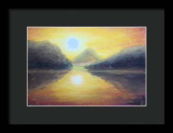 Passionate Sea - Framed Print