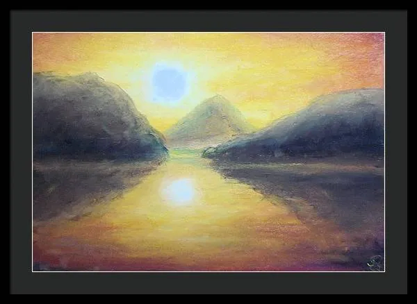 Passionate Sea - Framed Print