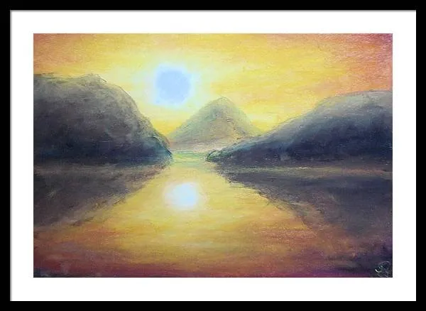 Passionate Sea - Framed Print