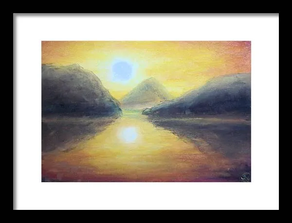 Passionate Sea - Framed Print