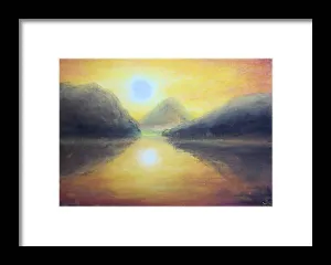 Passionate Sea - Framed Print