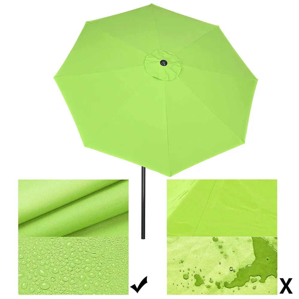 Patio Umbrella Tilt 10ft 8-Rib 220 gsm Canopy UV50 