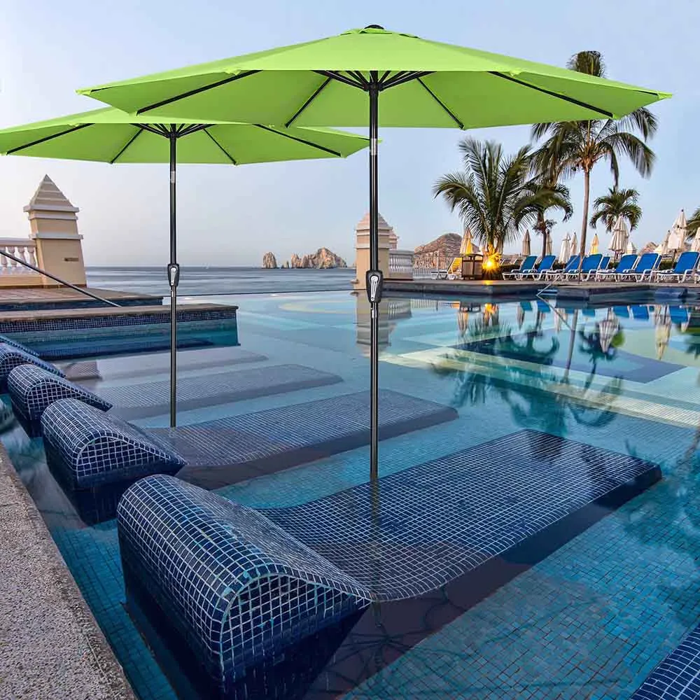 Patio Umbrella Tilt 10ft 8-Rib 220 gsm Canopy UV50 